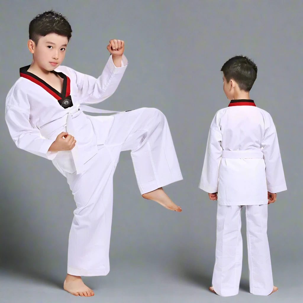 White Taekwondo Uniform - Unisex for Kids & Adults