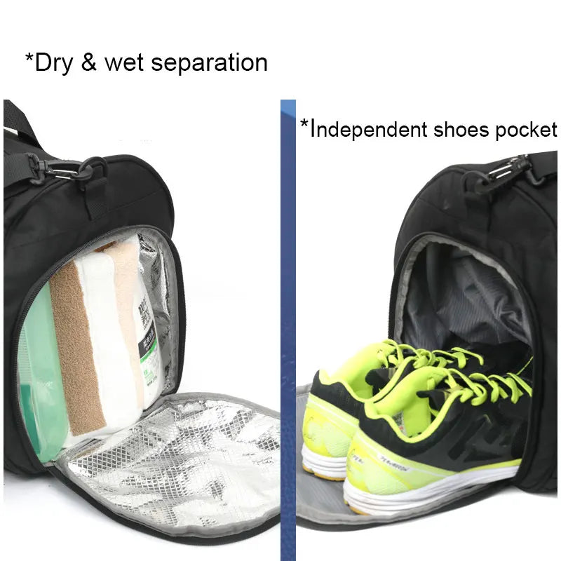 IX Large Sports Bag Fitness Training Bags for Shoes Travel Multifunctional Shoulder Bags