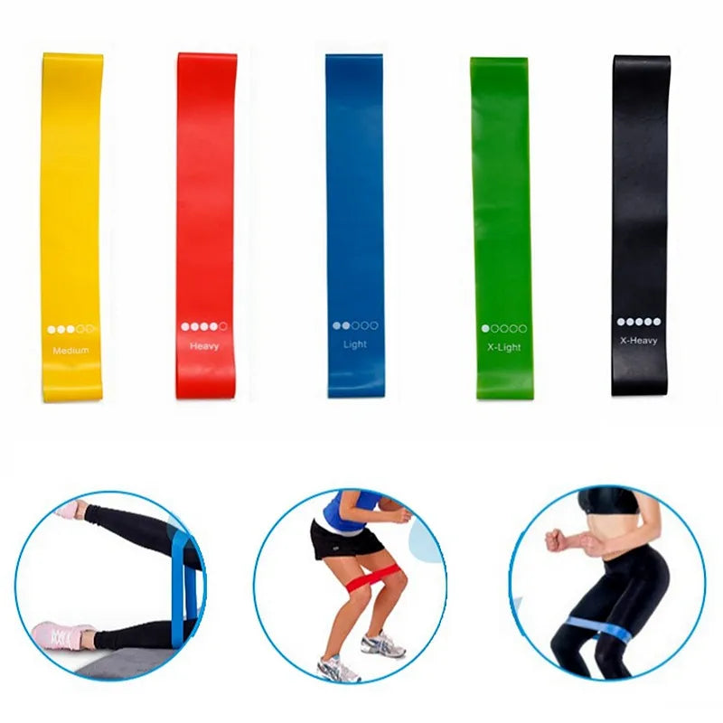 5Pcs Resistance Bands Set - Fitness & Yoga