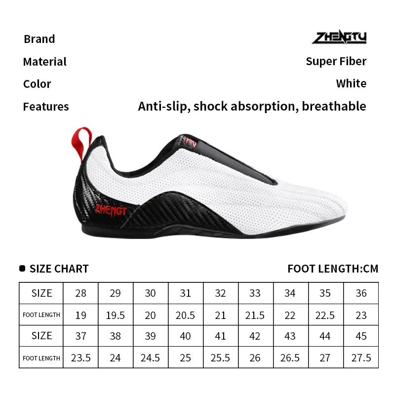 ZHENGTU Taekwondo Shoes - Lightweight Martial Arts Sneakers