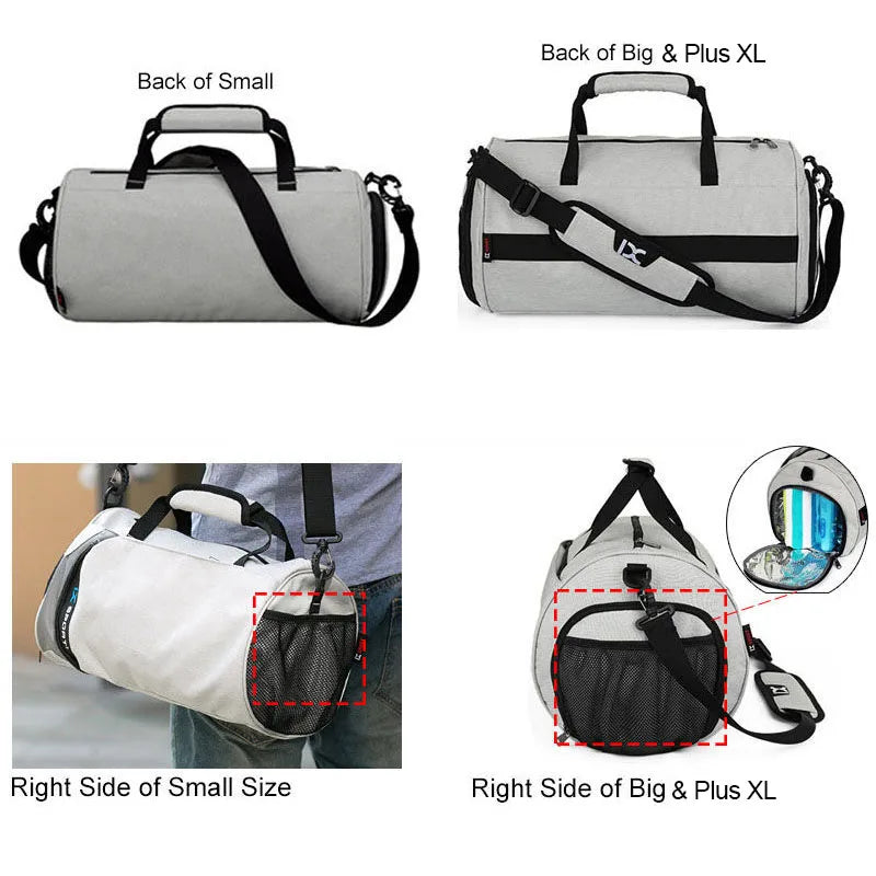 IX Large Sports Bag Fitness Training Bags for Shoes Travel Multifunctional Shoulder Bags
