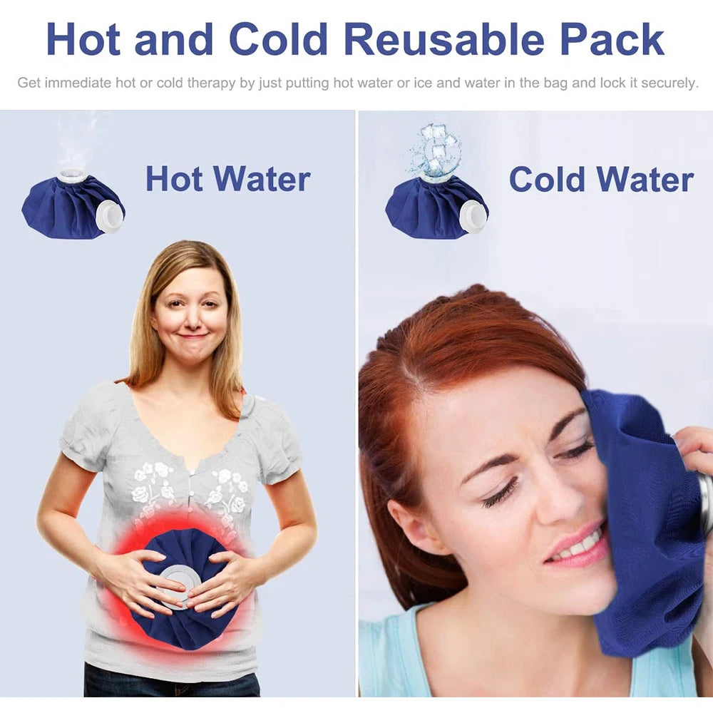 Professional Ice Bag Bandage with Reusable Ice Pack