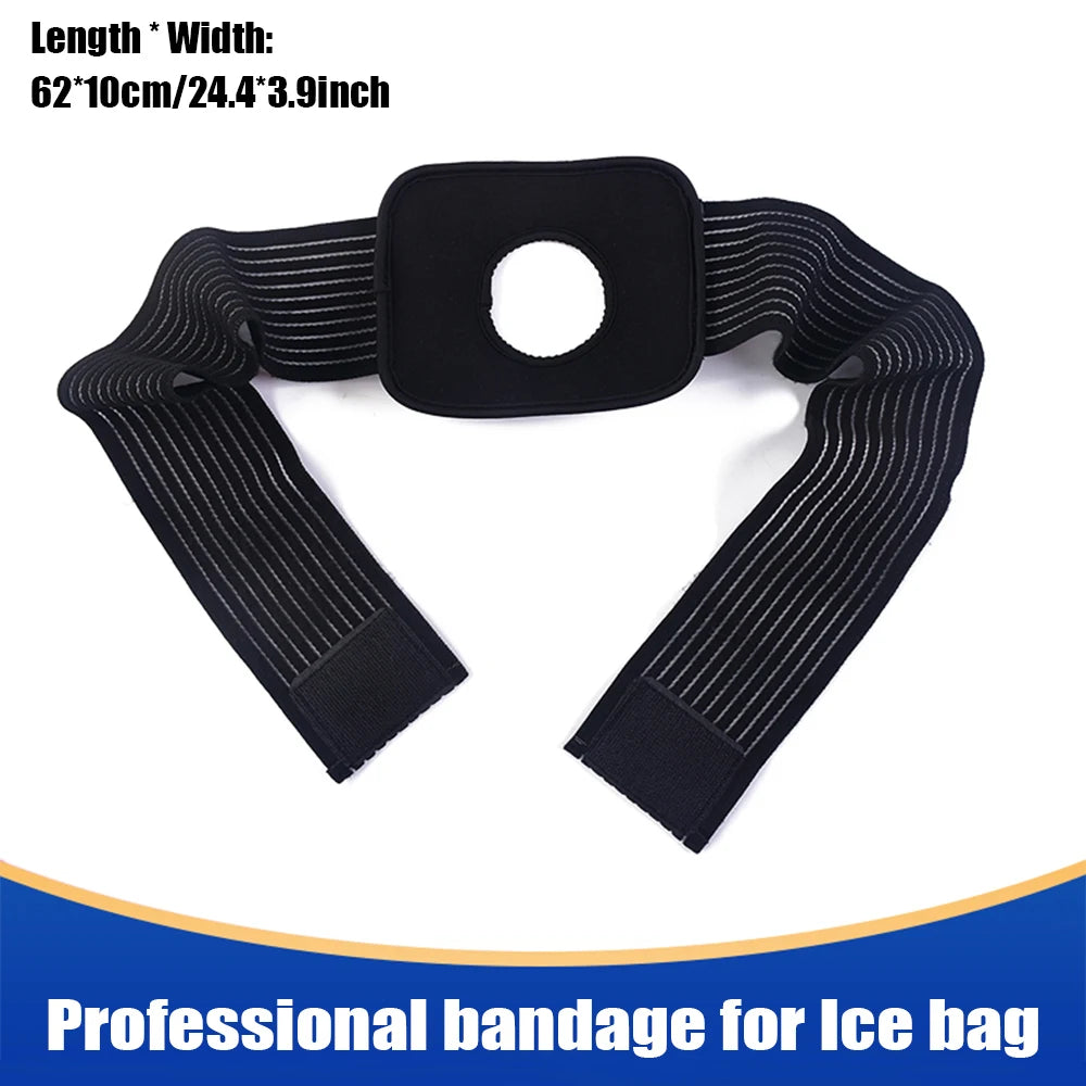 Professional Ice Bag Bandage with Reusable Ice Pack